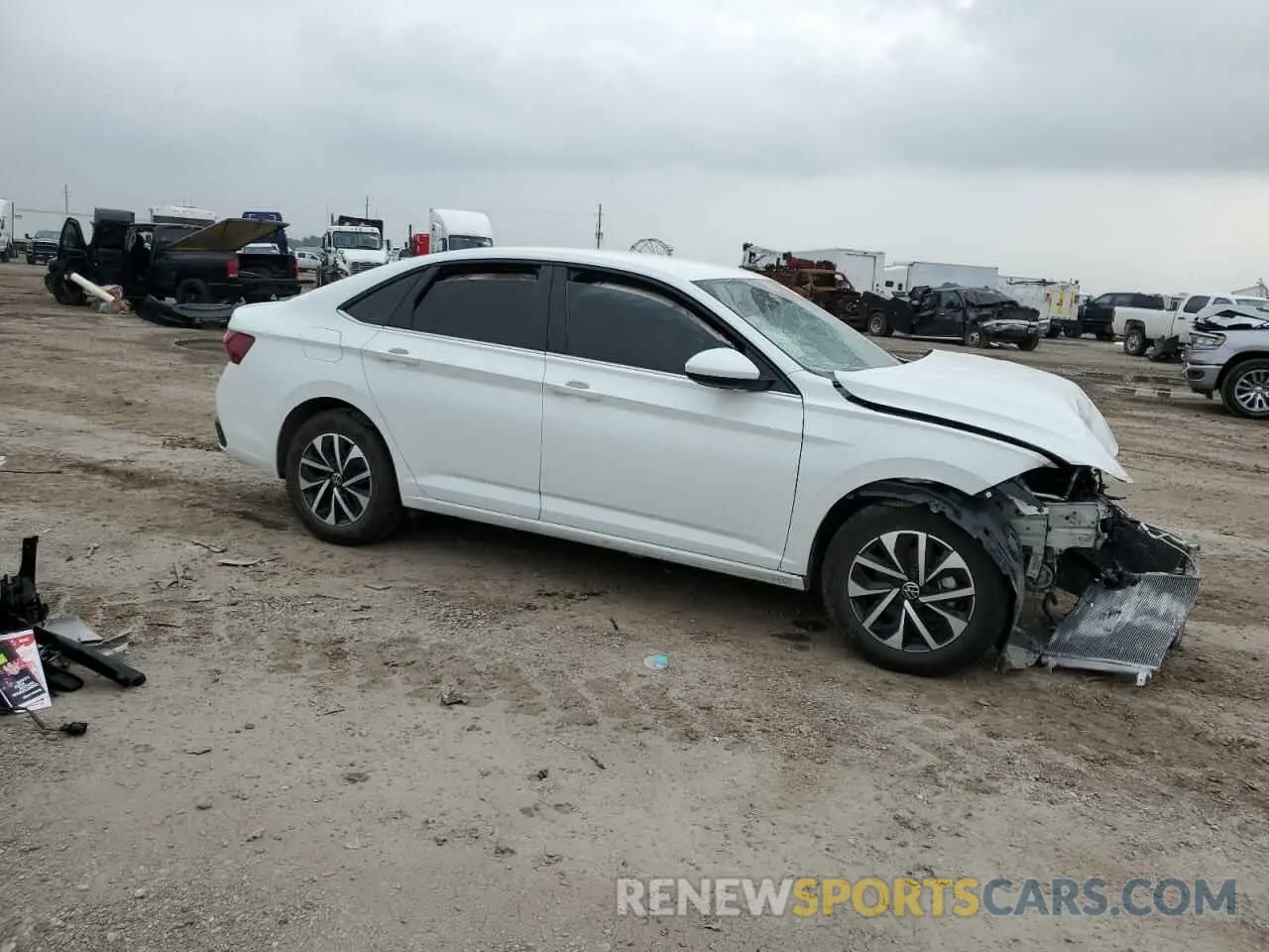 4 Photograph of a damaged car 3VW5X7BU6SM047444 VOLKSWAGEN JETTA 2025