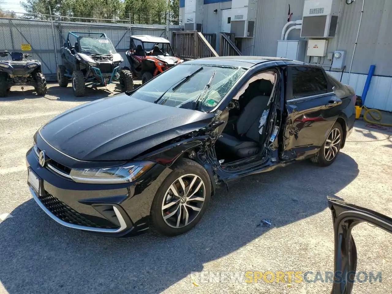 1 Photograph of a damaged car 3VW7X7BU0SM054981 VOLKSWAGEN JETTA 2025
