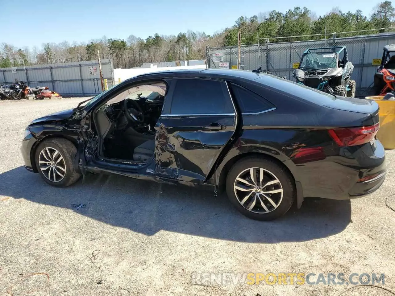 2 Photograph of a damaged car 3VW7X7BU0SM054981 VOLKSWAGEN JETTA 2025