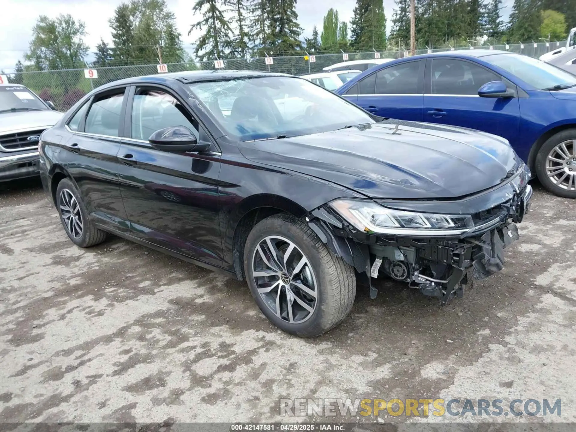 1 Photograph of a damaged car 3VW7X7BU0SM058142 VOLKSWAGEN JETTA 2025