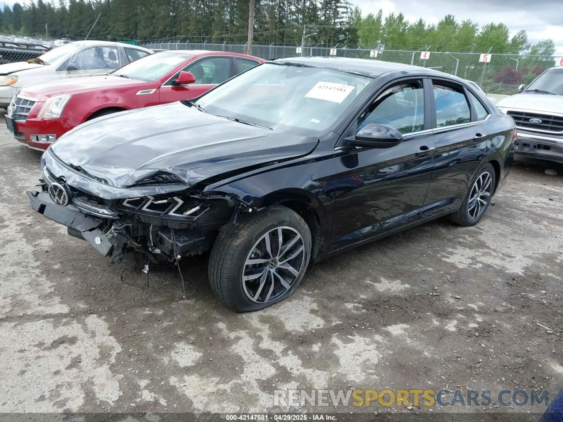 2 Photograph of a damaged car 3VW7X7BU0SM058142 VOLKSWAGEN JETTA 2025