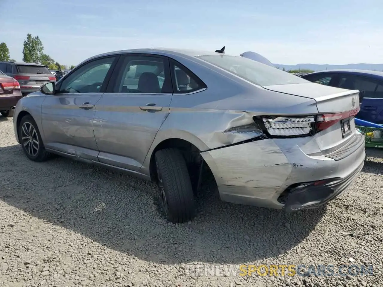 2 Photograph of a damaged car 3VW7X7BU2SM032481 VOLKSWAGEN JETTA 2025