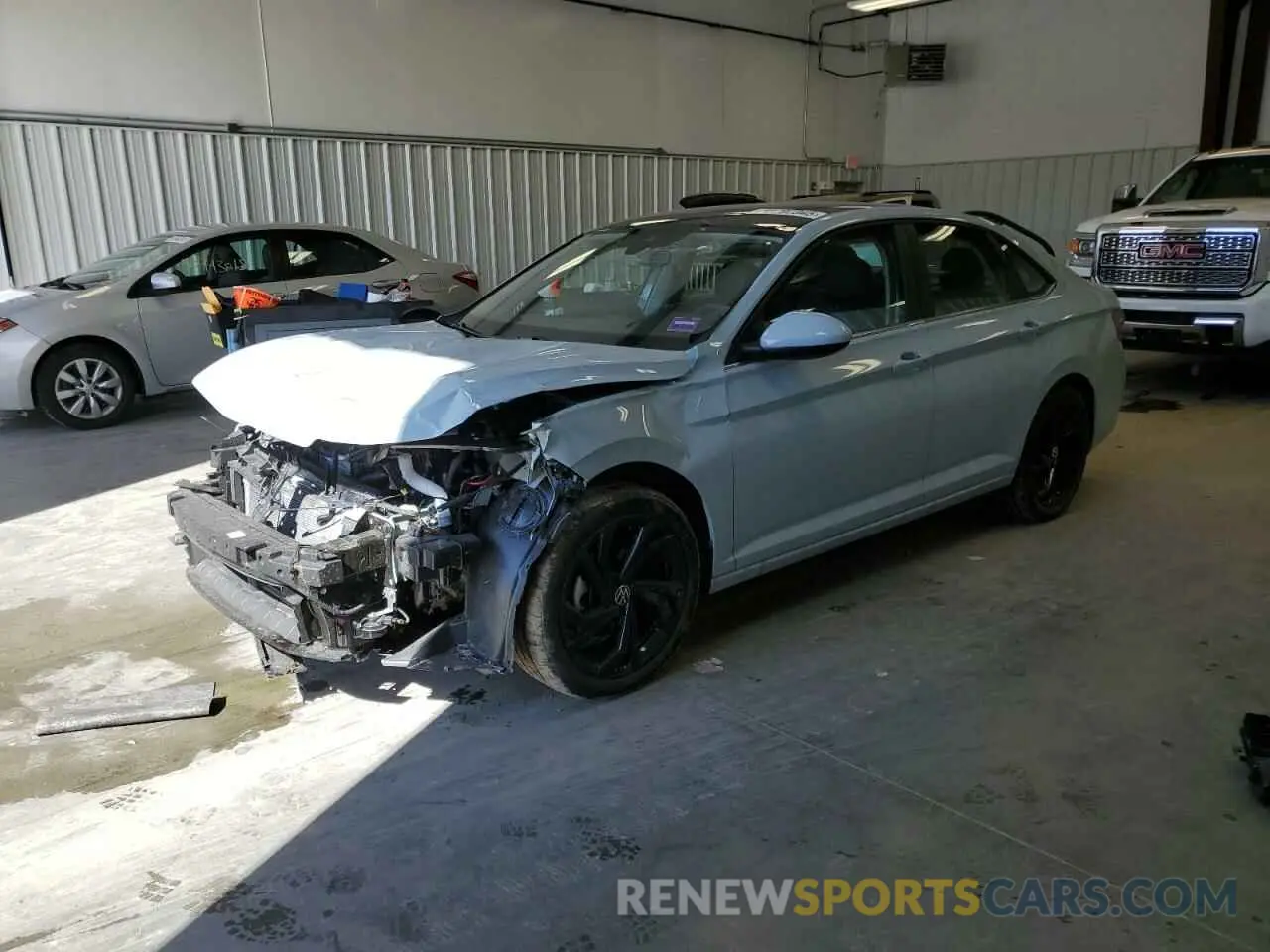 1 Photograph of a damaged car 3VW7X7BU4SM036306 VOLKSWAGEN JETTA 2025