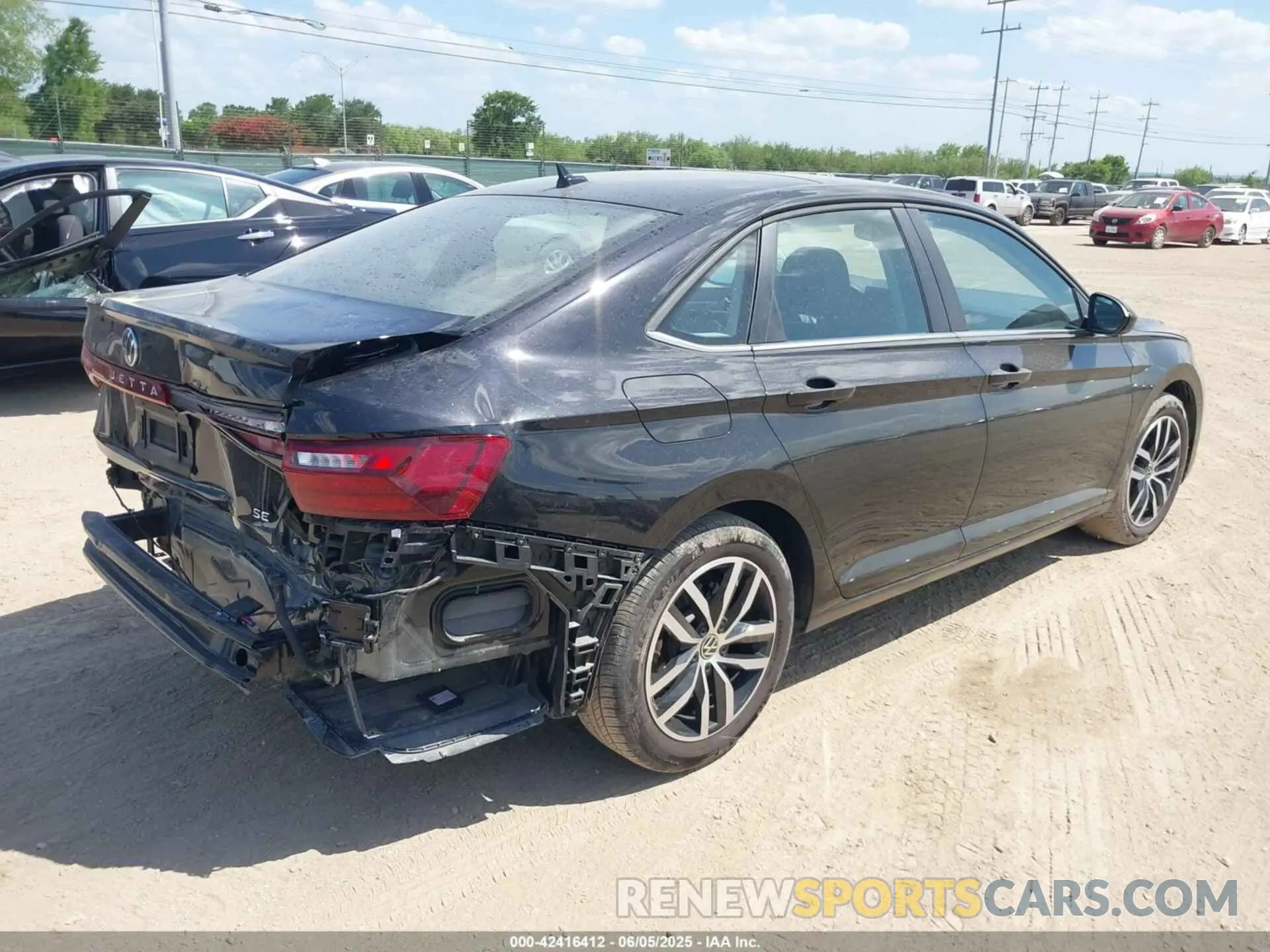 4 Photograph of a damaged car 3VW7X7BU5SM016937 VOLKSWAGEN JETTA 2025