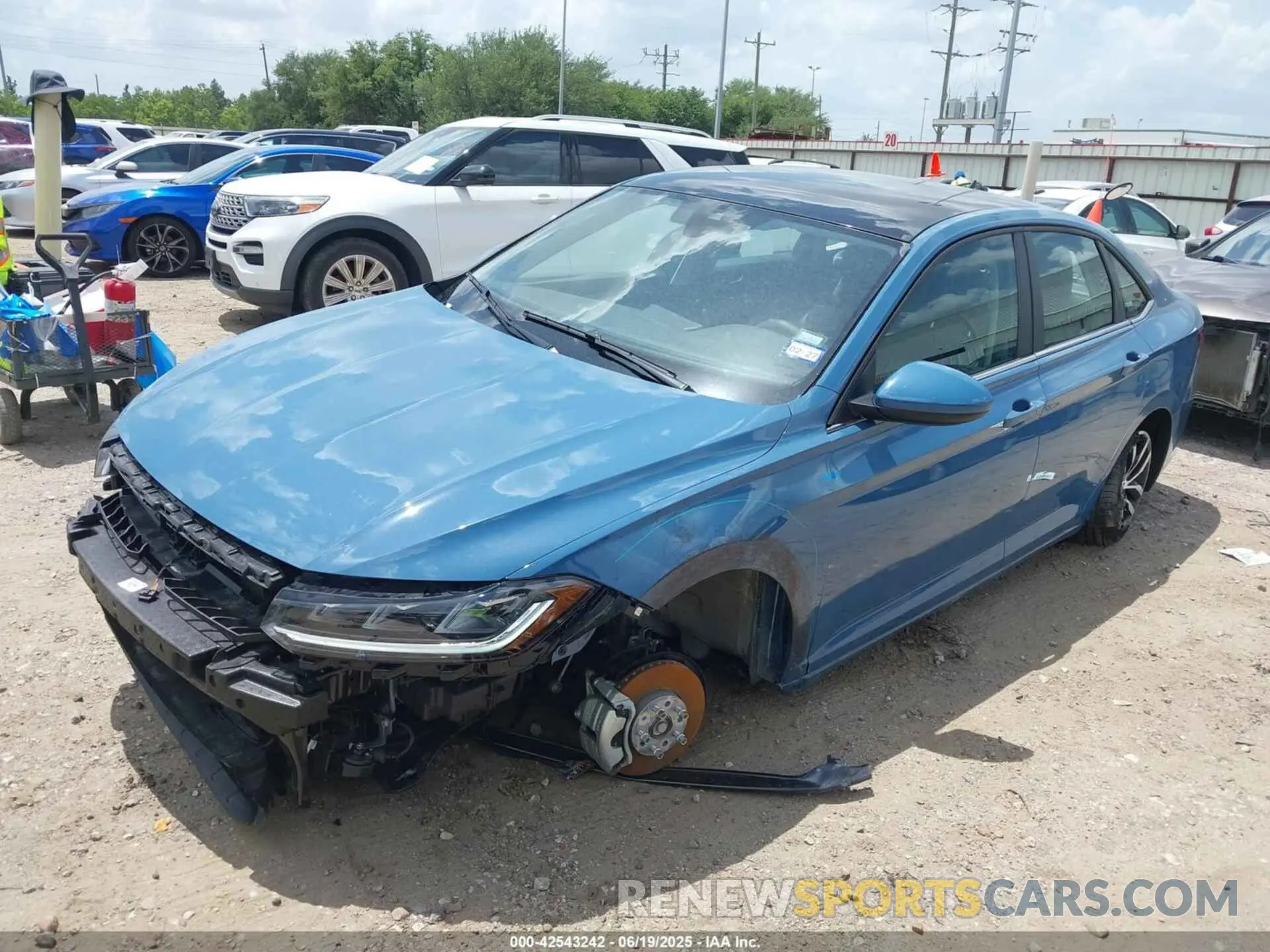 2 Photograph of a damaged car 3VW7X7BU5SM060761 VOLKSWAGEN JETTA 2025