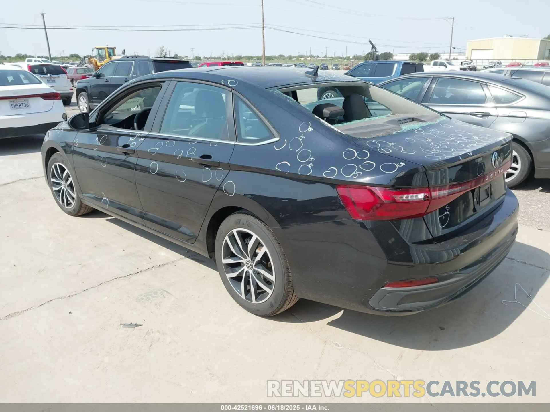 3 Photograph of a damaged car 3VW7X7BU6SM049803 VOLKSWAGEN JETTA 2025
