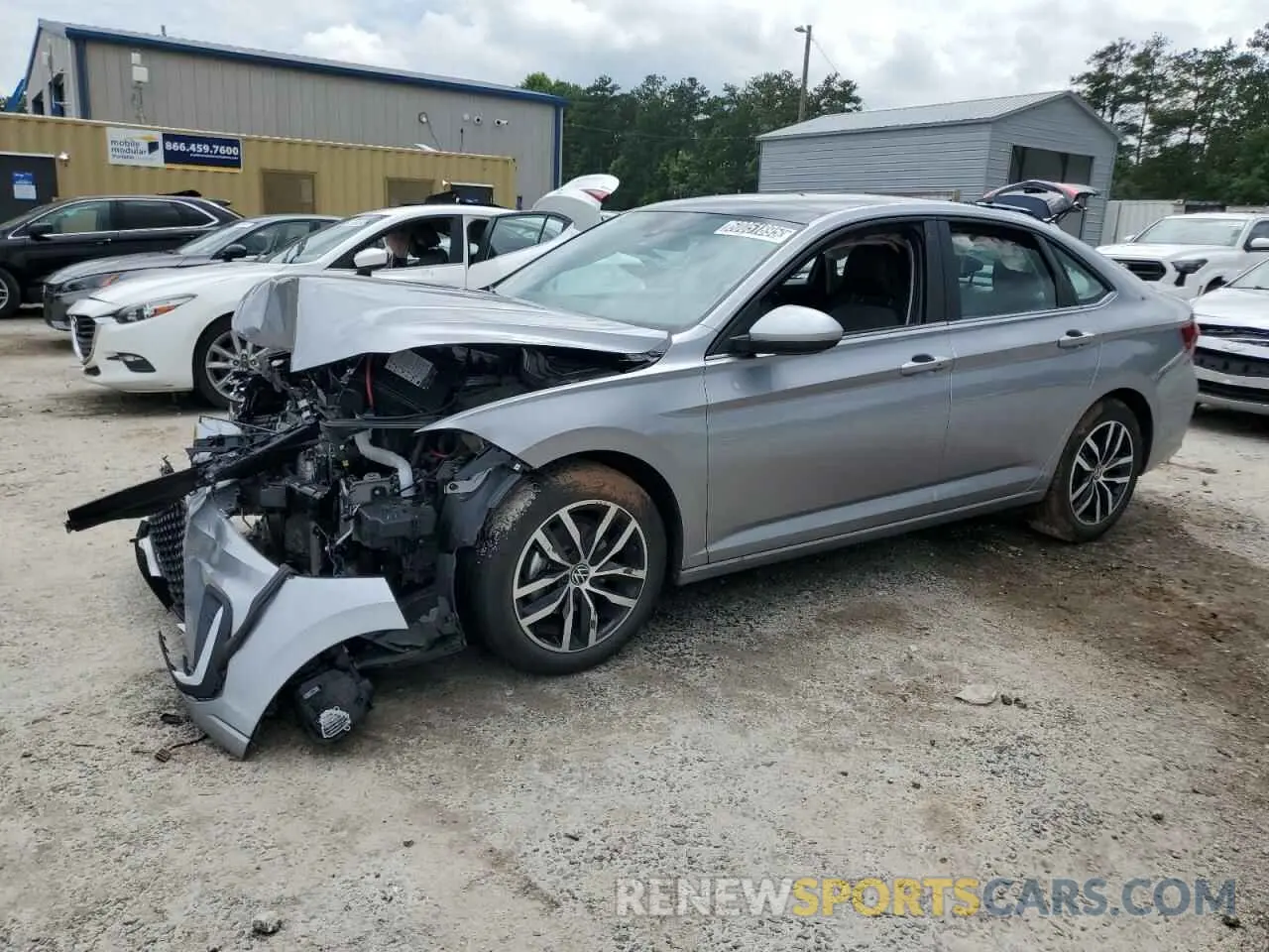 1 Photograph of a damaged car 3VW7X7BU7SM017037 VOLKSWAGEN JETTA 2025