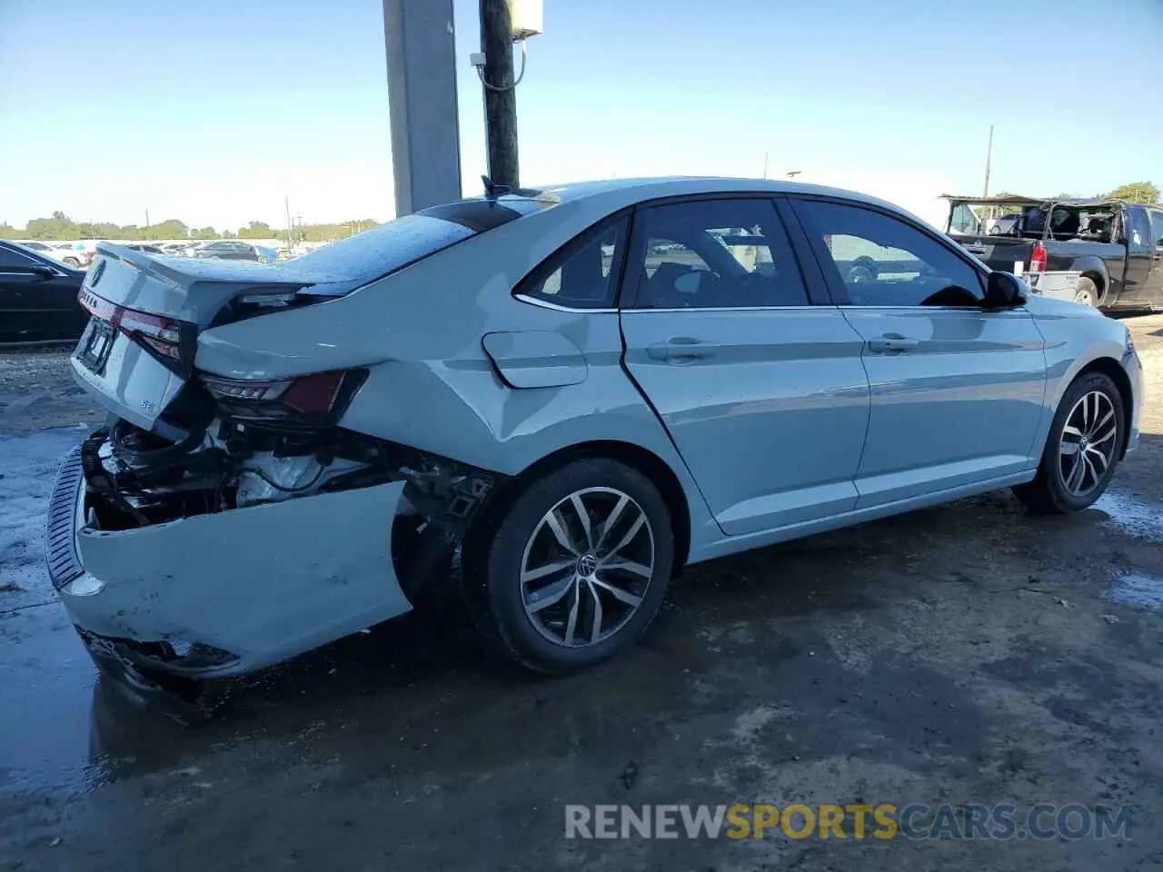 3 Photograph of a damaged car 3VW7X7BU8SM015619 VOLKSWAGEN JETTA 2025