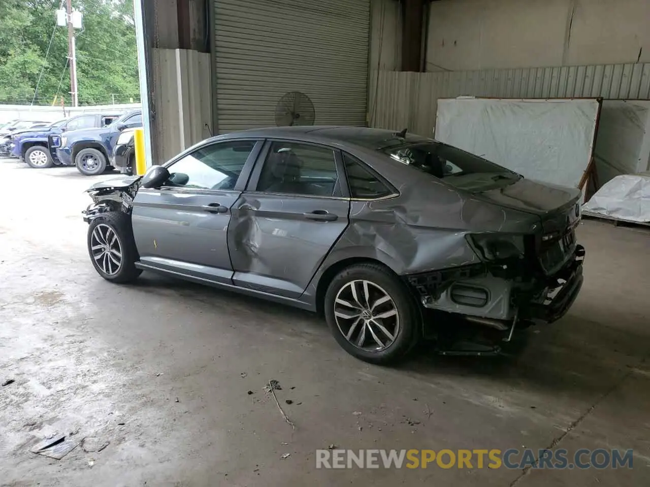 2 Photograph of a damaged car 3VW7X7BU8SM033862 VOLKSWAGEN JETTA 2025