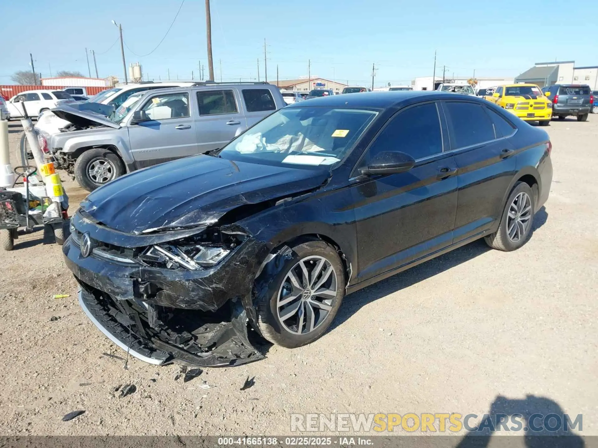 2 Photograph of a damaged car 3VW7X7BUXSM041624 VOLKSWAGEN JETTA 2025