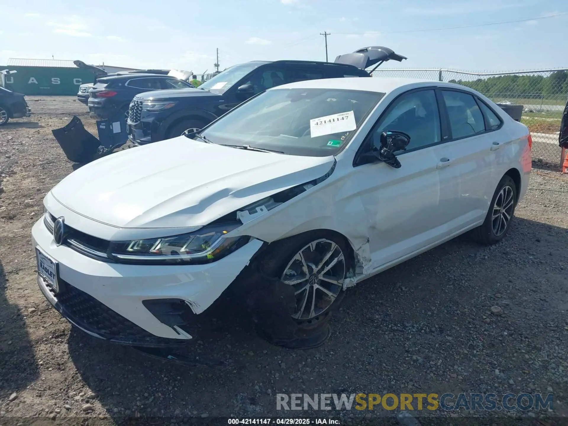 2 Photograph of a damaged car 3VWBX7BU1SM066003 VOLKSWAGEN JETTA 2025