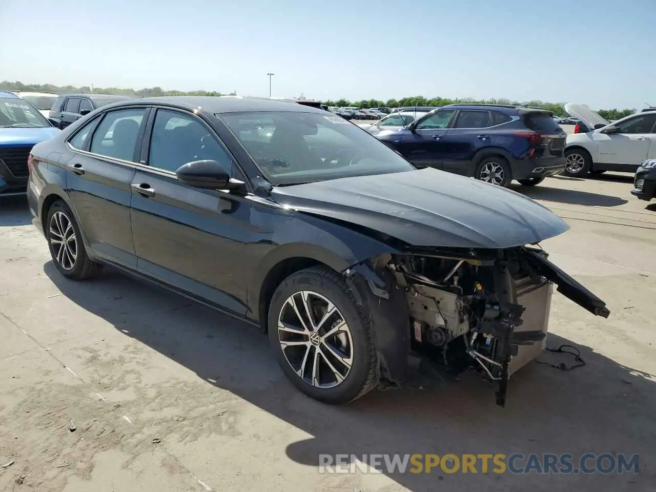 4 Photograph of a damaged car 3VWBX7BU2SM011737 VOLKSWAGEN JETTA 2025