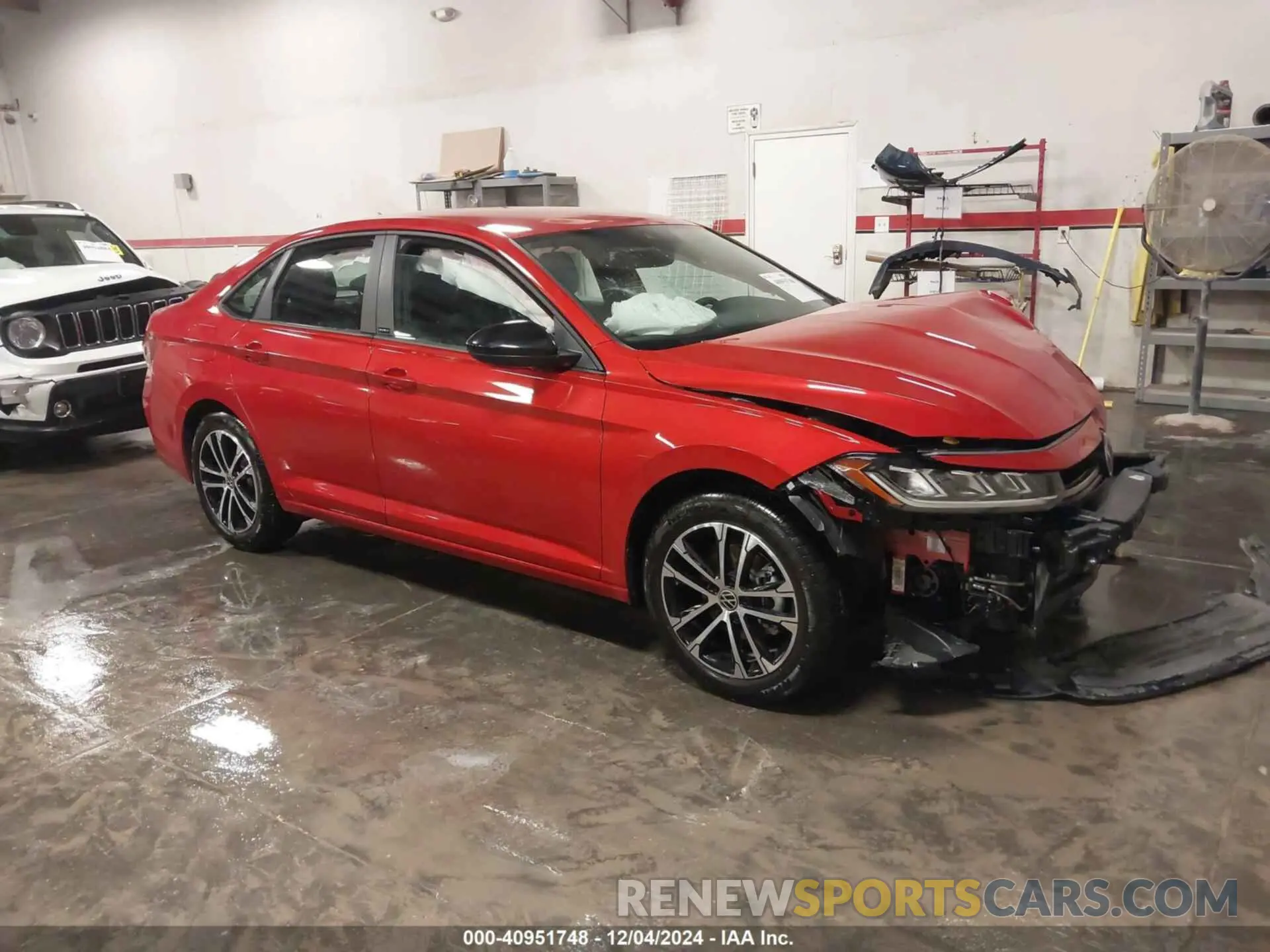 1 Photograph of a damaged car 3VWBX7BU2SM011768 VOLKSWAGEN JETTA 2025