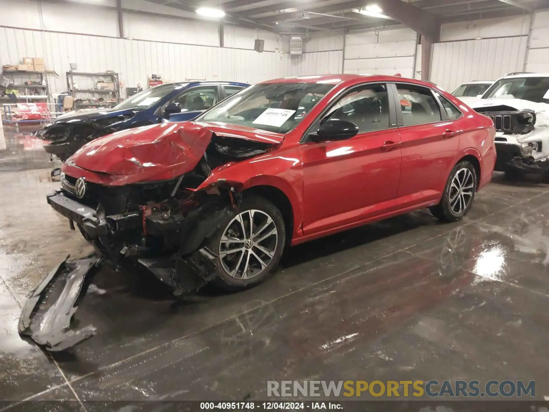 2 Photograph of a damaged car 3VWBX7BU2SM011768 VOLKSWAGEN JETTA 2025