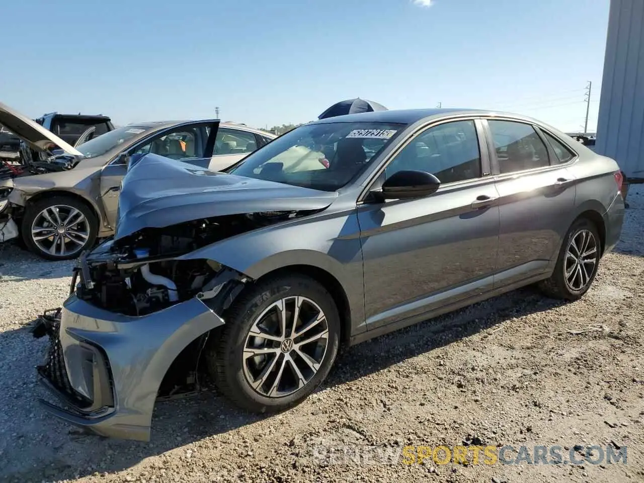 1 Photograph of a damaged car 3VWBX7BU3SM031415 VOLKSWAGEN JETTA 2025