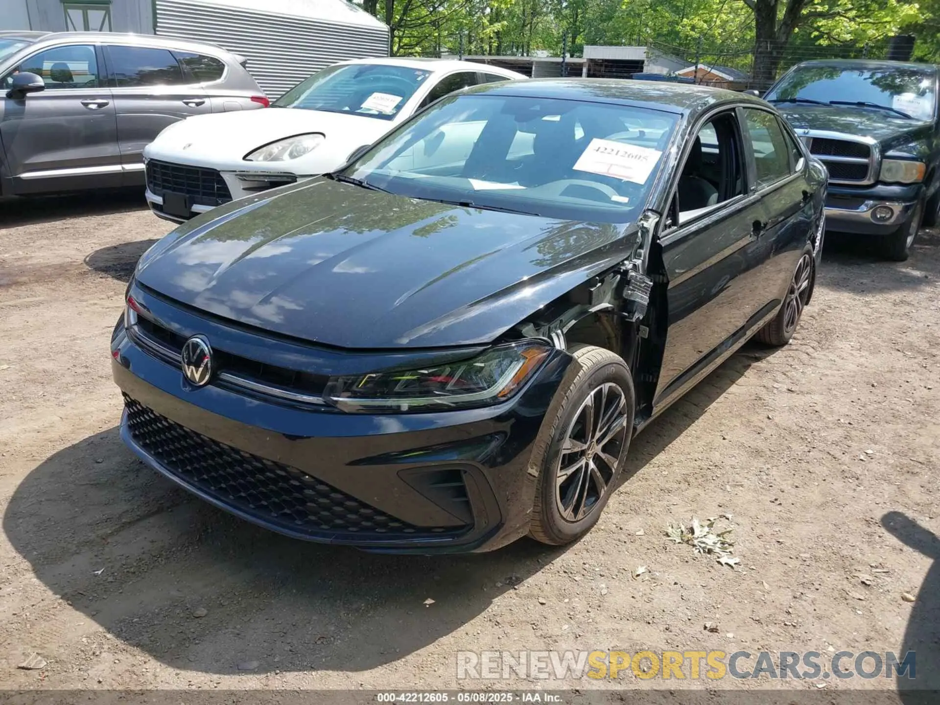 2 Photograph of a damaged car 3VWBX7BU8SM004453 VOLKSWAGEN JETTA 2025