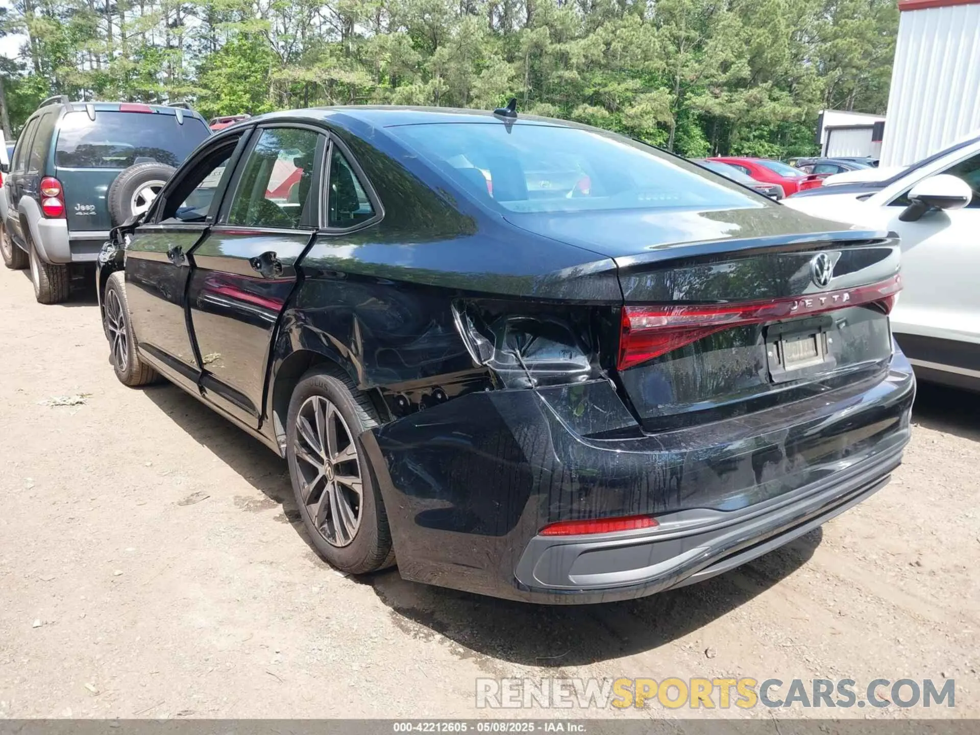 3 Photograph of a damaged car 3VWBX7BU8SM004453 VOLKSWAGEN JETTA 2025