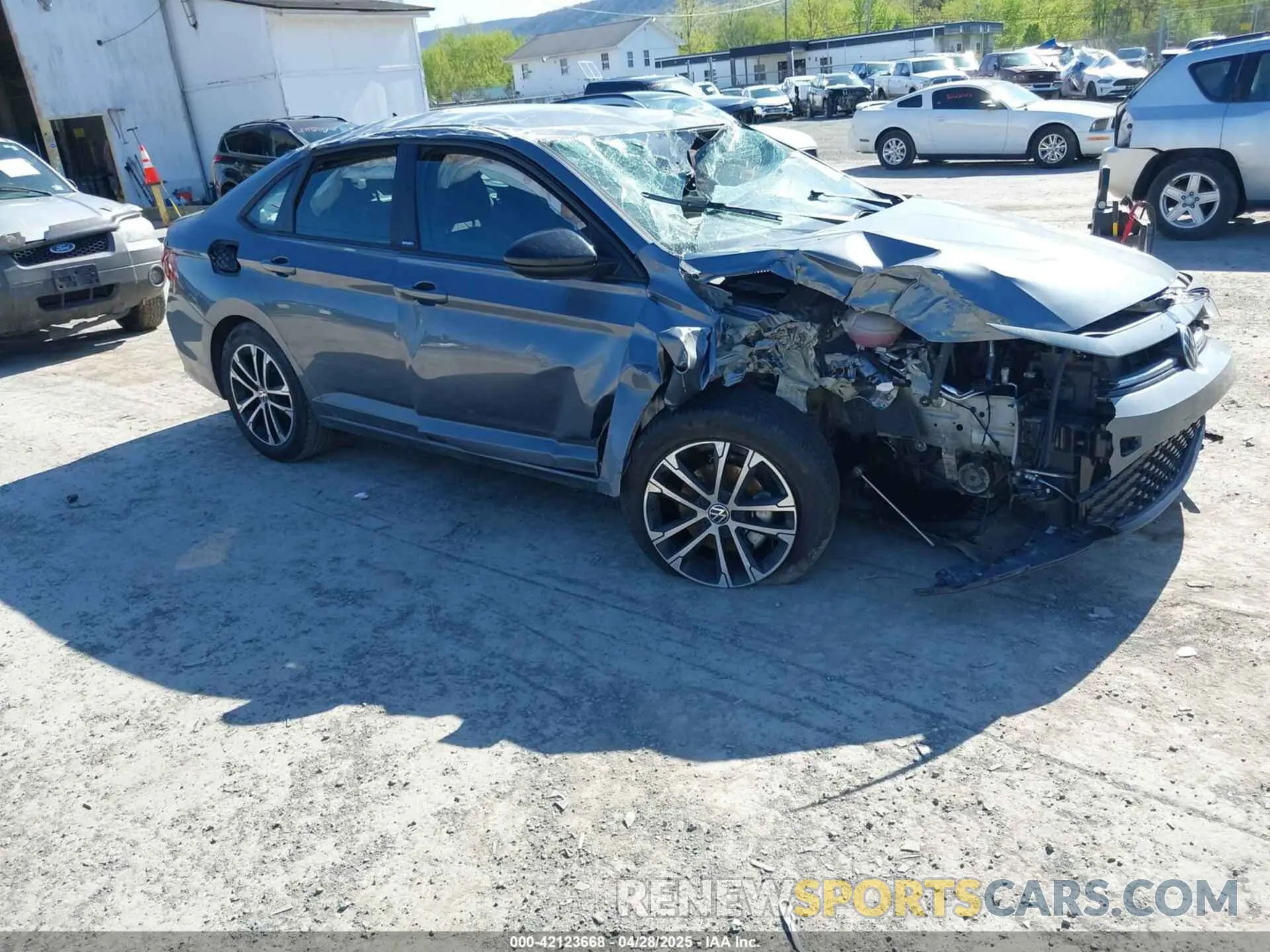 1 Photograph of a damaged car 3VWBX7BU9SM017454 VOLKSWAGEN JETTA 2025