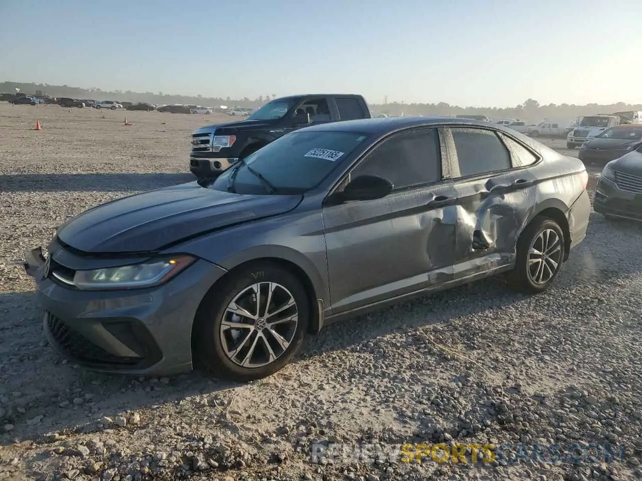 1 Photograph of a damaged car 3VWBX7BUXSM053945 VOLKSWAGEN JETTA 2025