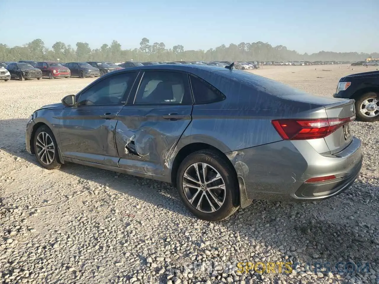 2 Photograph of a damaged car 3VWBX7BUXSM053945 VOLKSWAGEN JETTA 2025