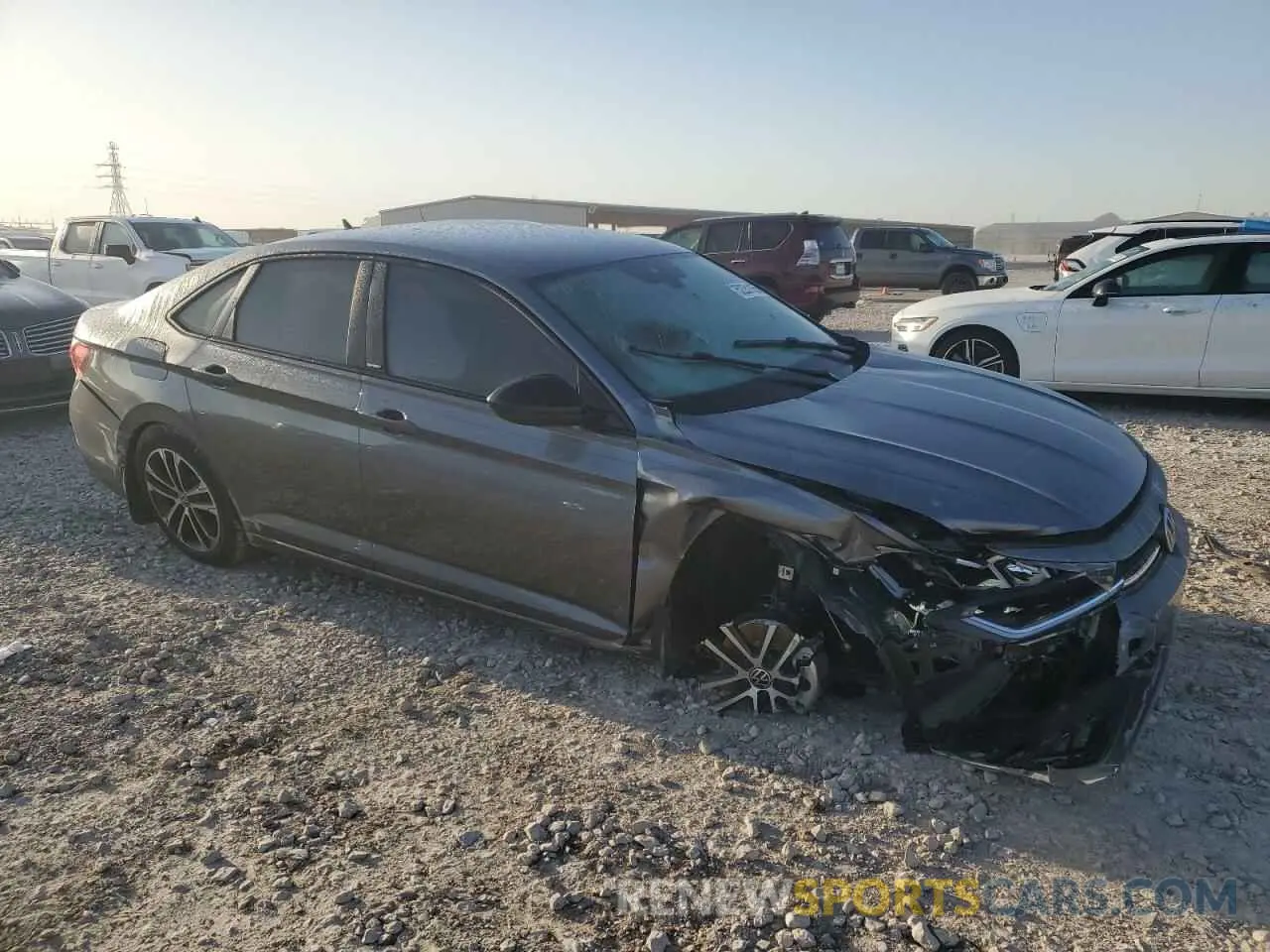 4 Photograph of a damaged car 3VWBX7BUXSM053945 VOLKSWAGEN JETTA 2025