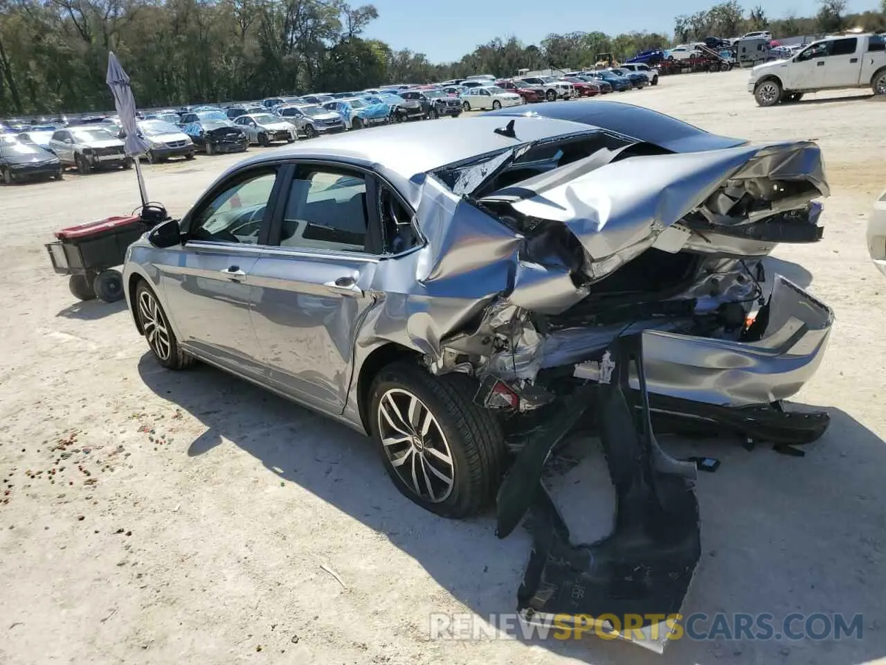 2 Photograph of a damaged car 3VWEX7BU9SM022098 VOLKSWAGEN JETTA 2025