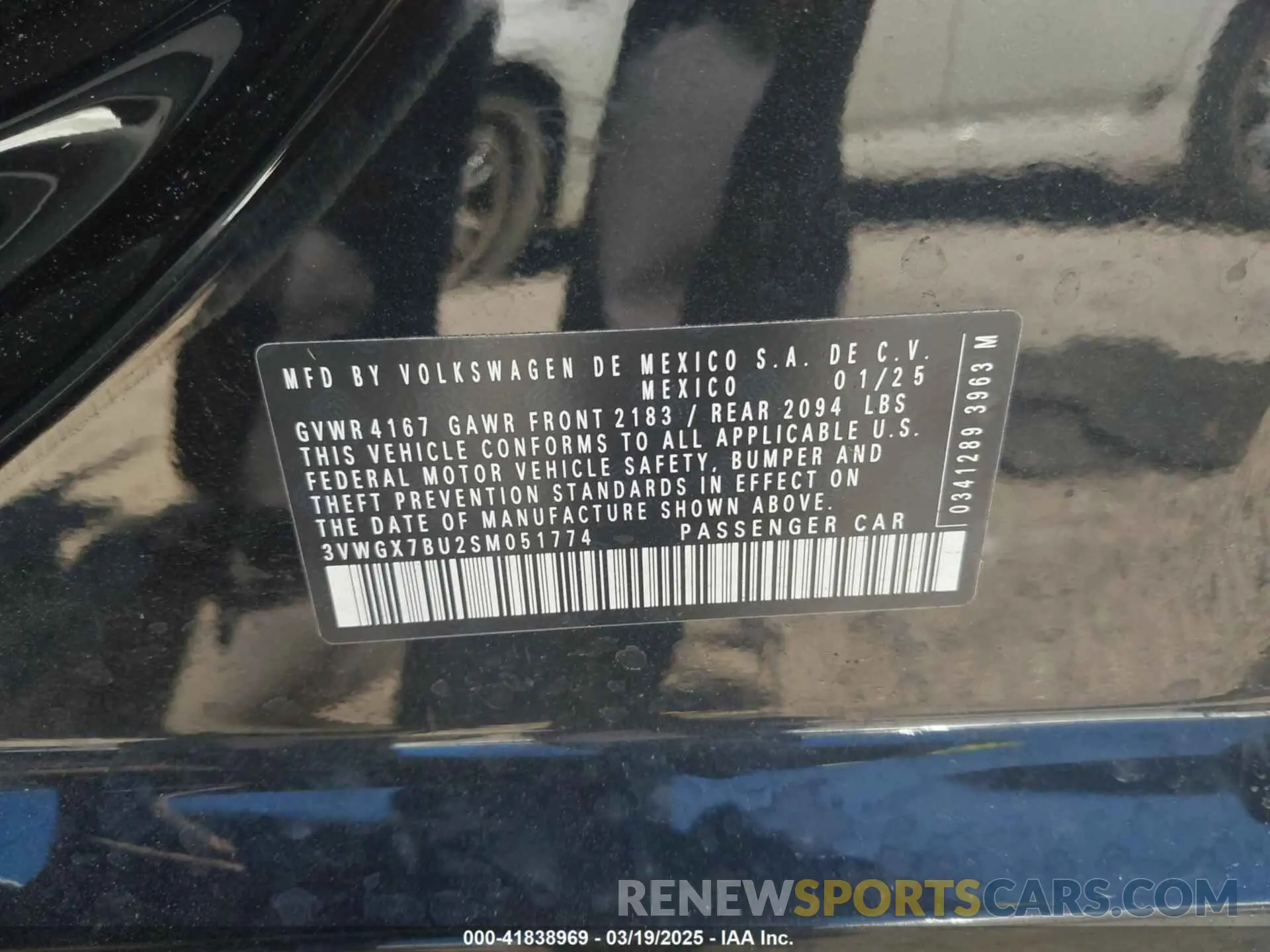 9 Photograph of a damaged car 3VWGX7BU2SM051774 VOLKSWAGEN JETTA 2025