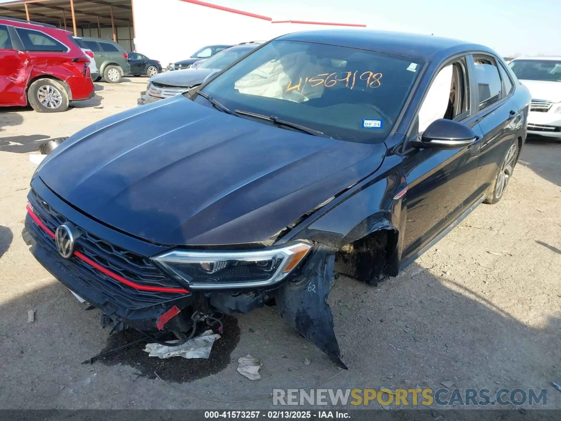 2 Photograph of a damaged car 3VW5T7BU3KM245927 VOLKSWAGEN JETTA GLI 2019