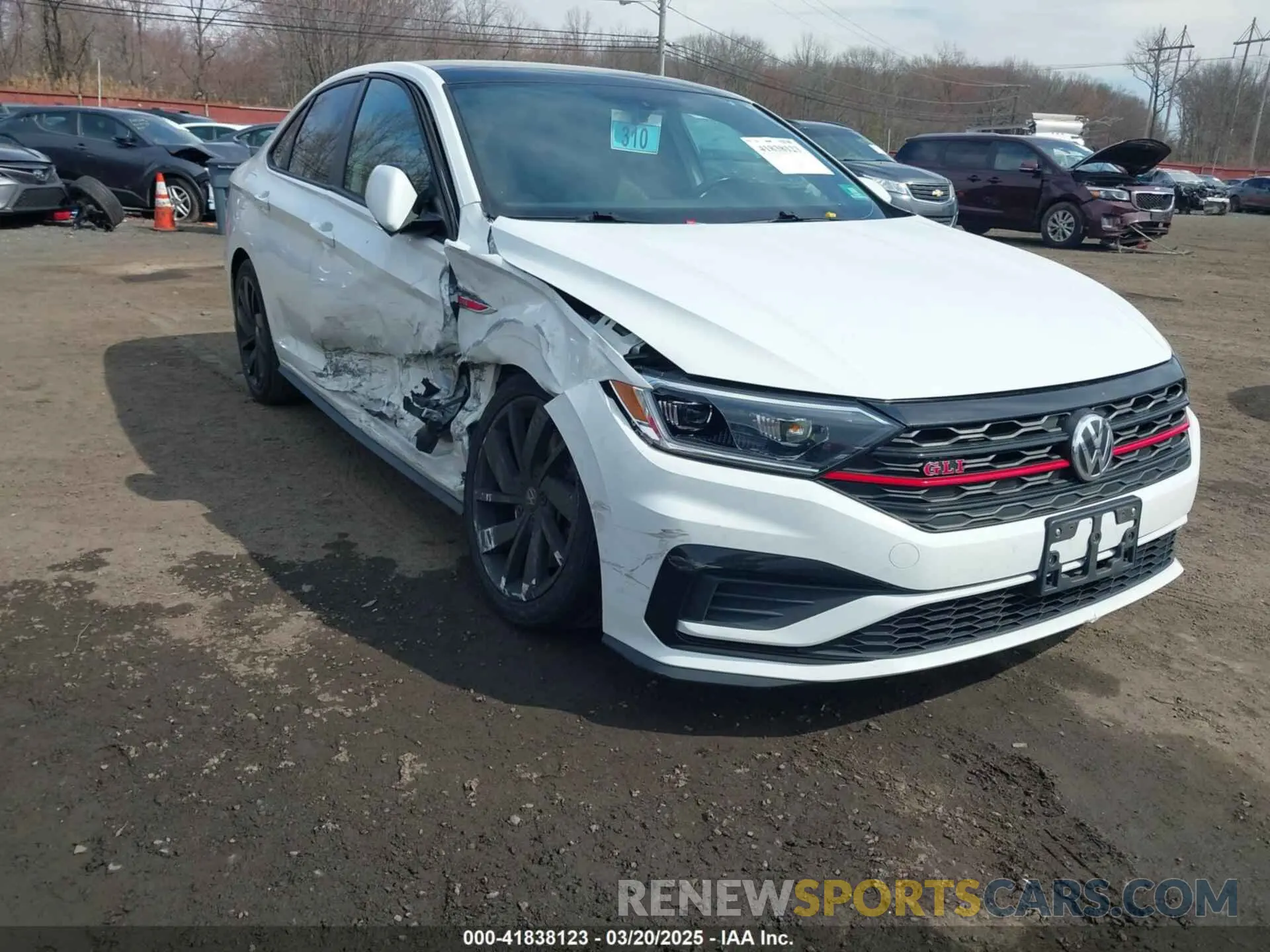 6 Photograph of a damaged car 3VW6T7BU1KM194402 VOLKSWAGEN JETTA GLI 2019