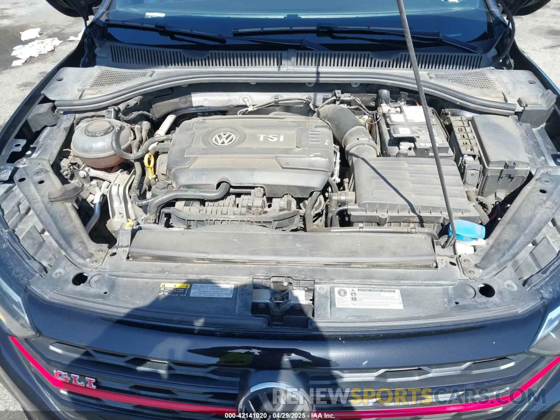10 Photograph of a damaged car 3VW6T7BU4KM255418 VOLKSWAGEN JETTA GLI 2019