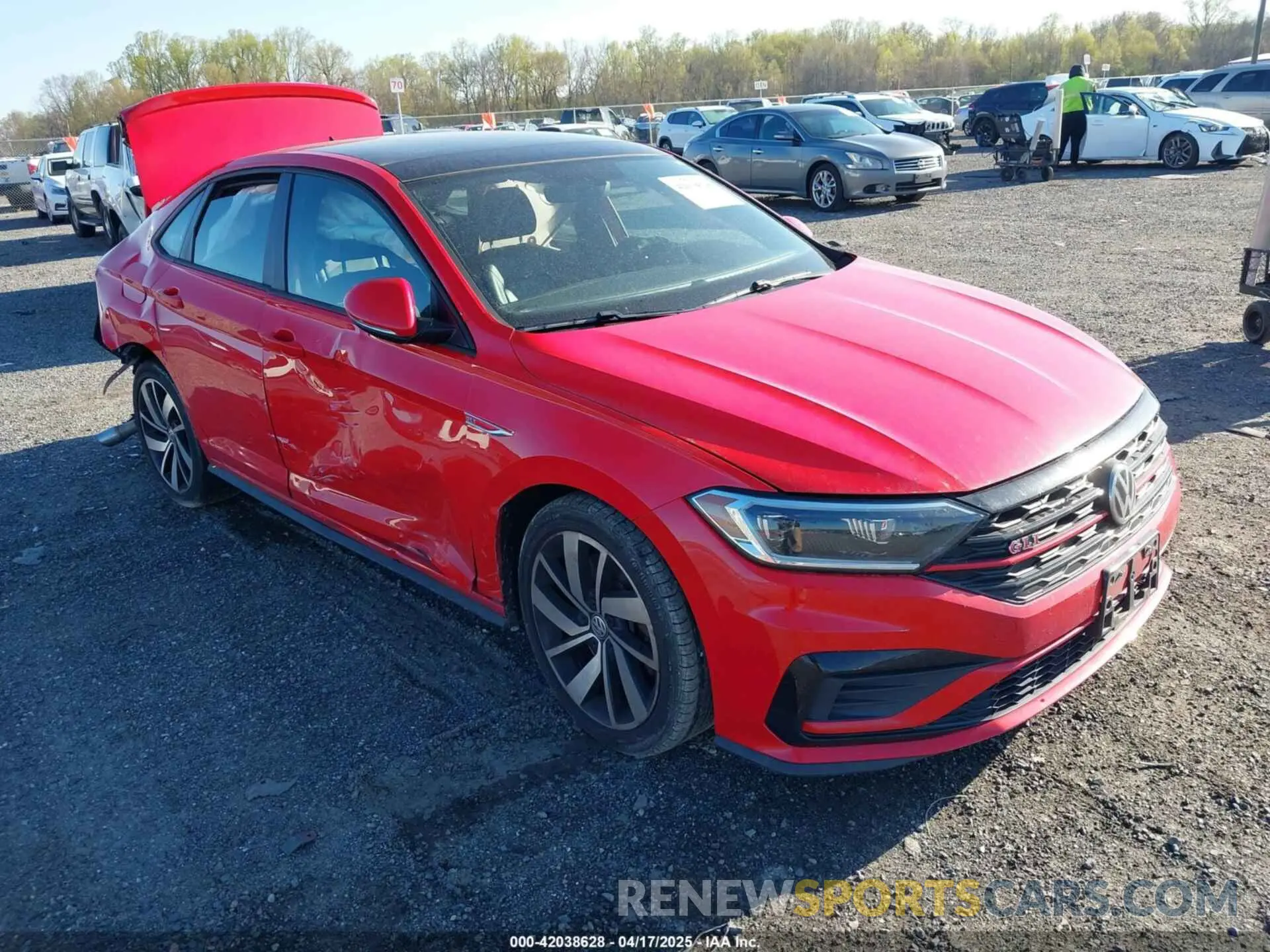 1 Photograph of a damaged car 3VW6T7BU7KM223479 VOLKSWAGEN JETTA GLI 2019