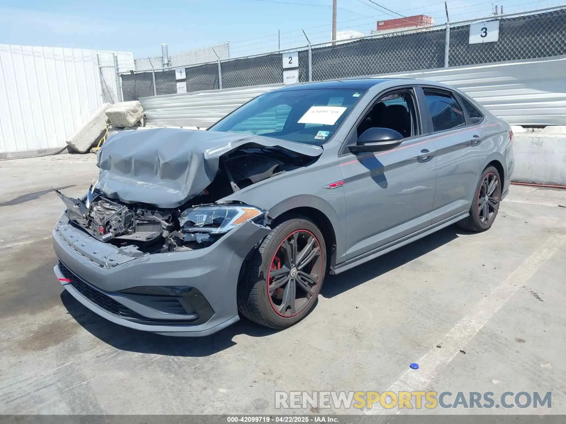 2 Photograph of a damaged car 3VW6T7BU9KM153175 VOLKSWAGEN JETTA GLI 2019