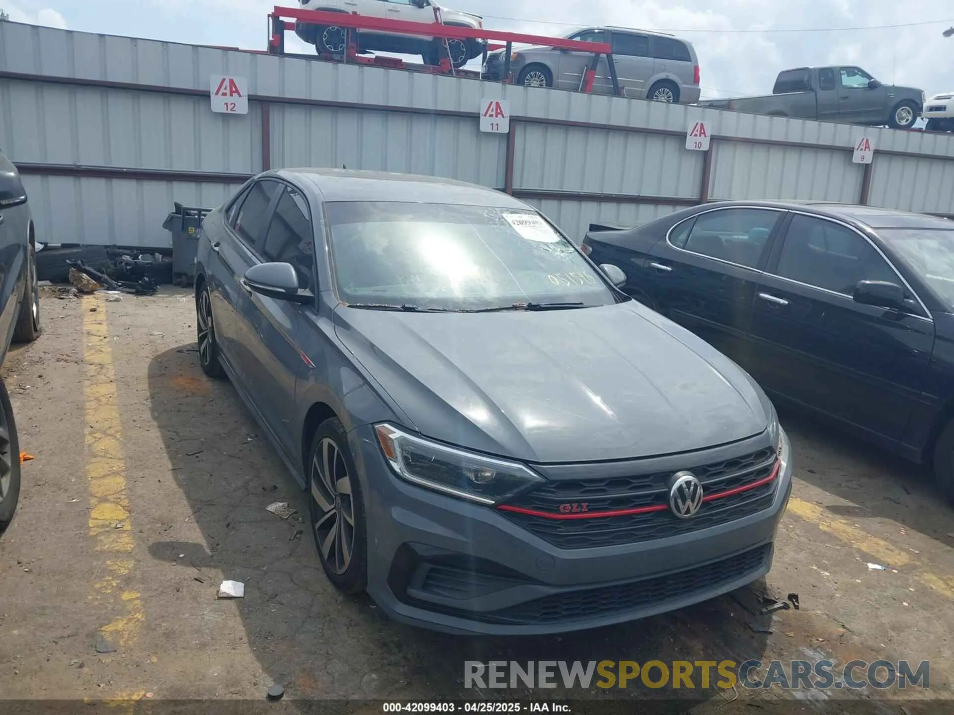 1 Photograph of a damaged car 3VW5T7BU3LM051545 VOLKSWAGEN JETTA GLI 2020