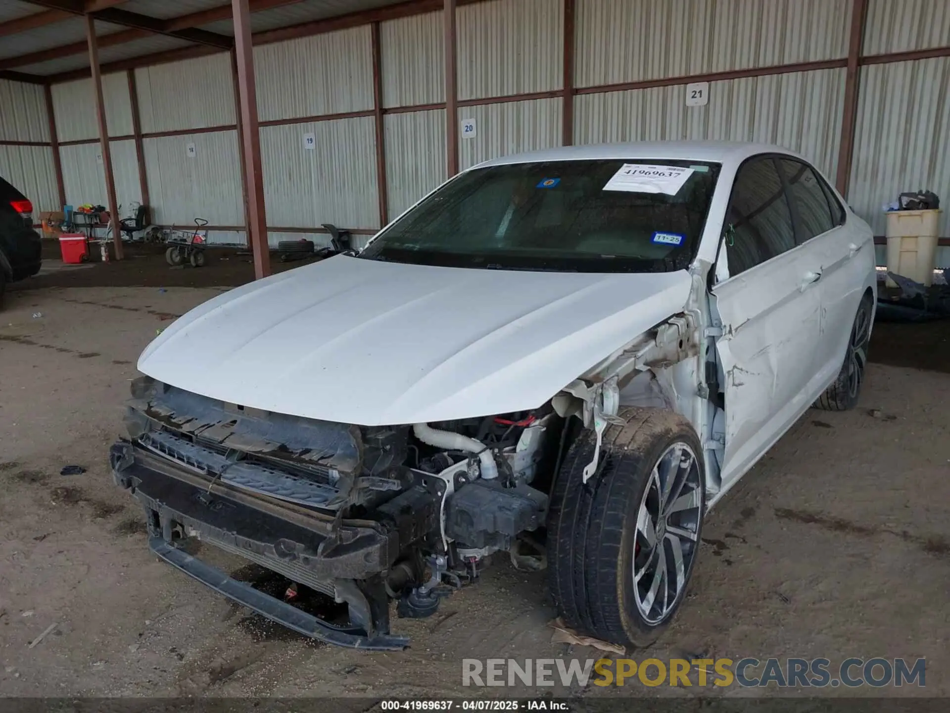 2 Photograph of a damaged car 3VW6T7BU2LM025250 VOLKSWAGEN JETTA GLI 2020