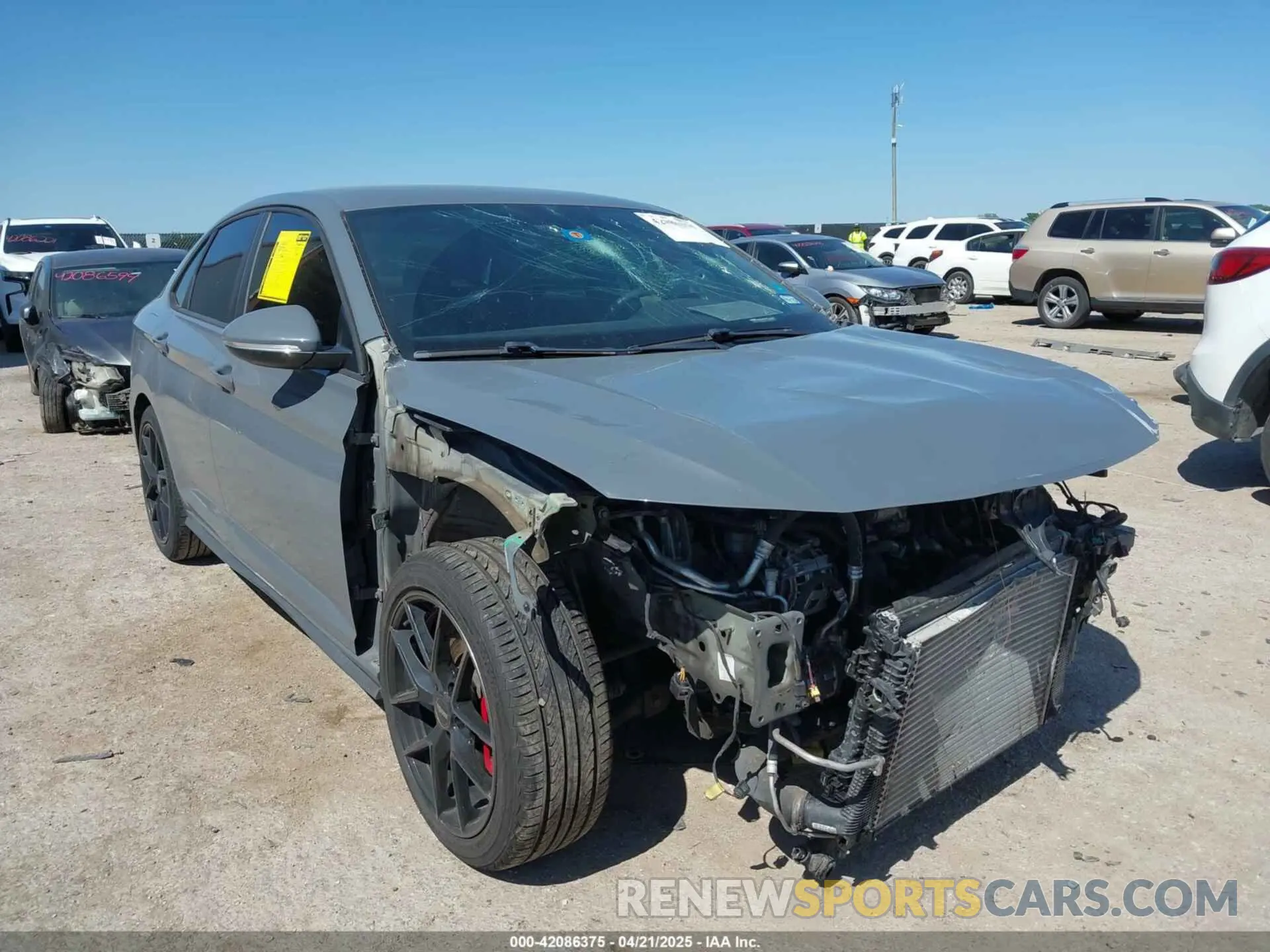 1 Photograph of a damaged car 3VW6T7BU3LM044082 VOLKSWAGEN JETTA GLI 2020