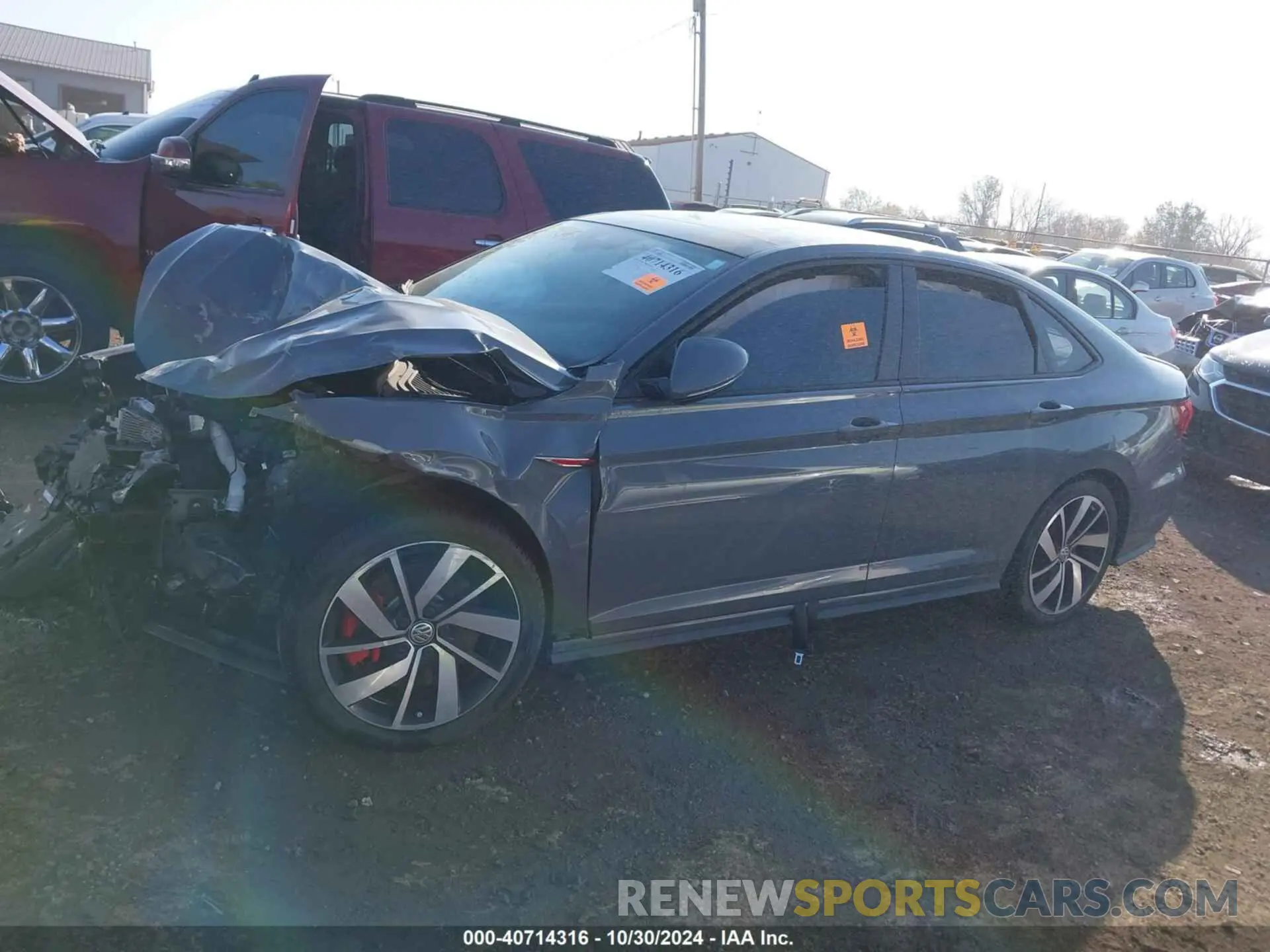14 Photograph of a damaged car 3VW6T7BU2MM070514 VOLKSWAGEN JETTA GLI 2021