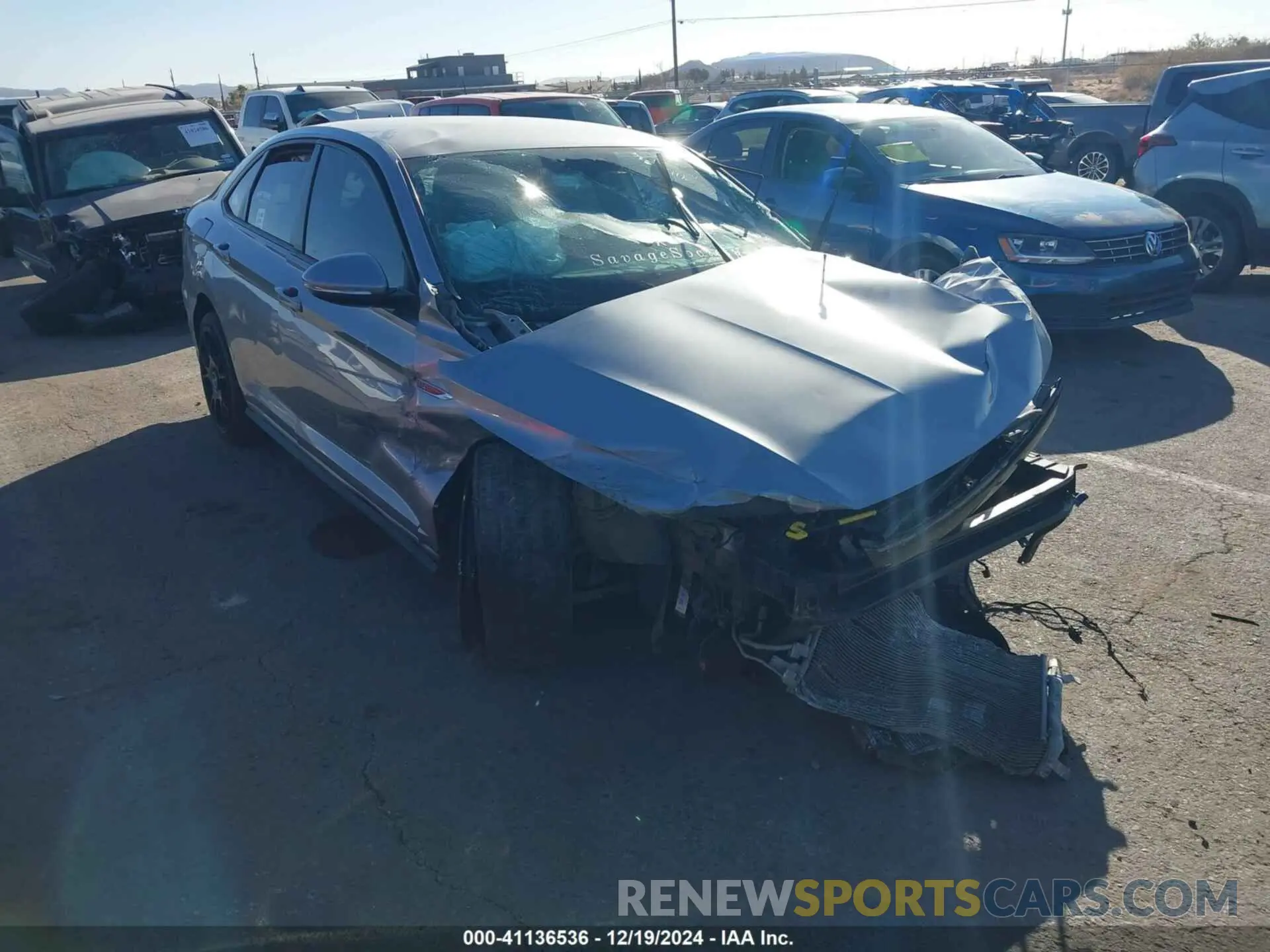 1 Photograph of a damaged car 3VW6T7BU3MM013822 VOLKSWAGEN JETTA GLI 2021