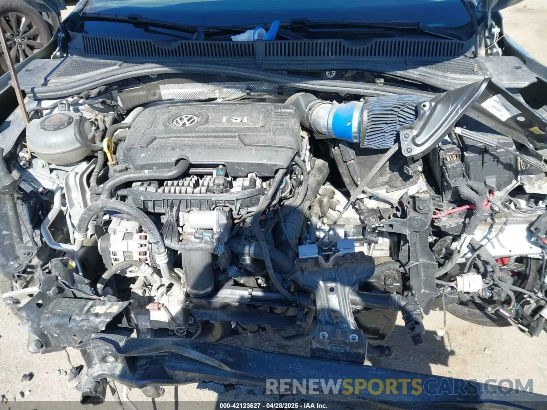 10 Photograph of a damaged car 3VW6T7BU6MM047415 VOLKSWAGEN JETTA GLI 2021