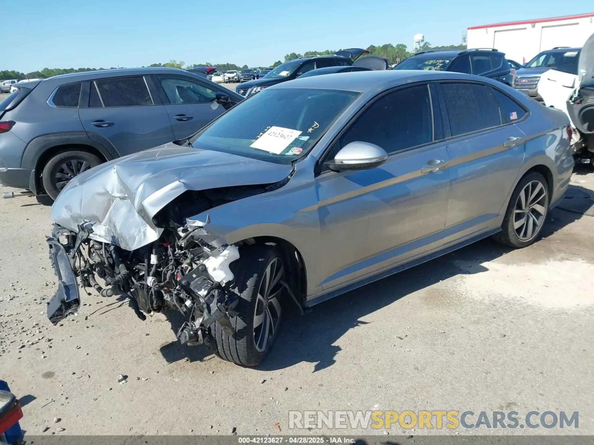 2 Photograph of a damaged car 3VW6T7BU6MM047415 VOLKSWAGEN JETTA GLI 2021