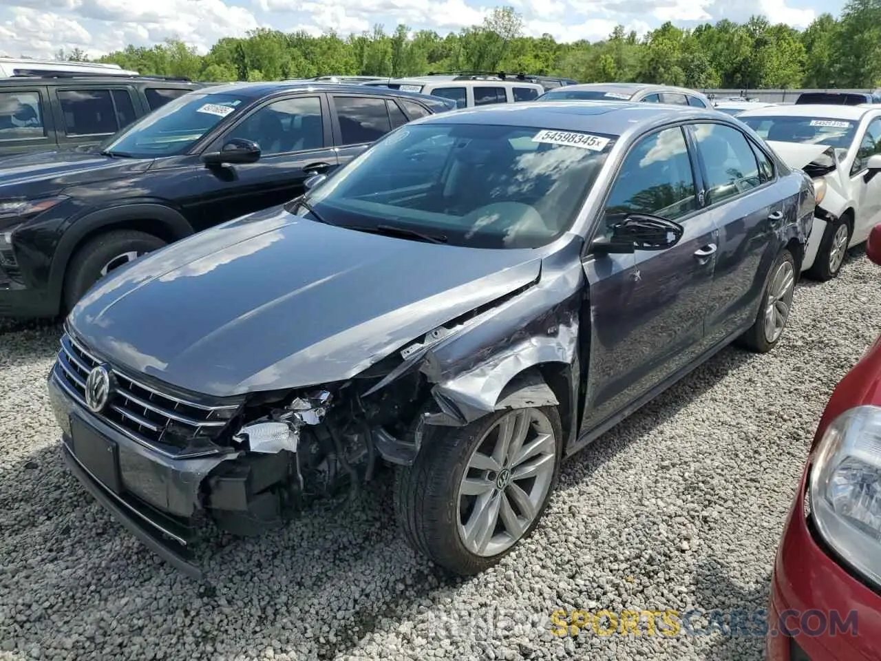 1 Photograph of a damaged car 1VWLA7A30KC007024 VOLKSWAGEN PASSAT 2019