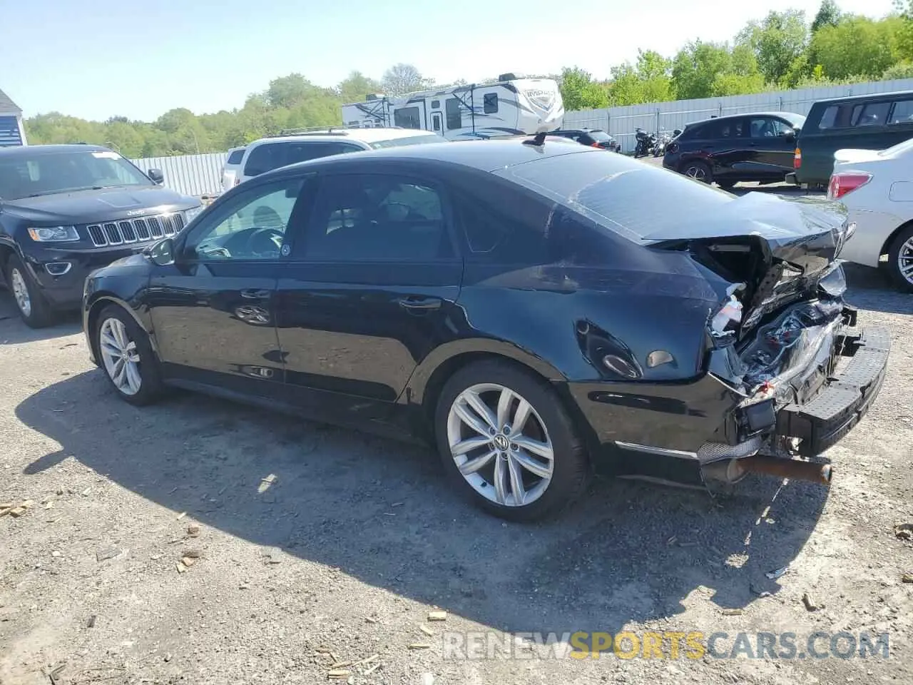 2 Photograph of a damaged car 1VWLA7A31KC007873 VOLKSWAGEN PASSAT 2019