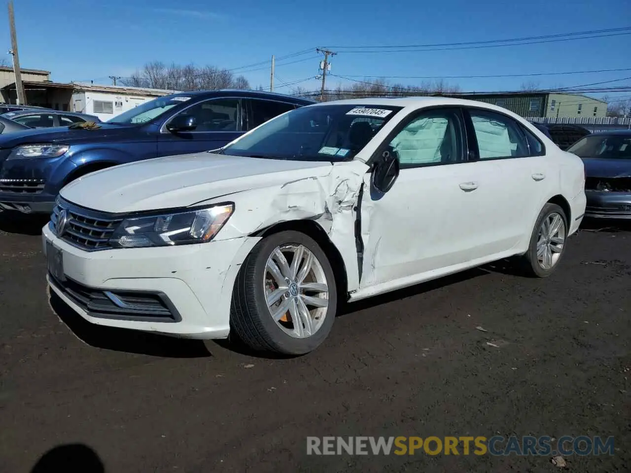 1 Photograph of a damaged car 1VWLA7A33KC001587 VOLKSWAGEN PASSAT 2019