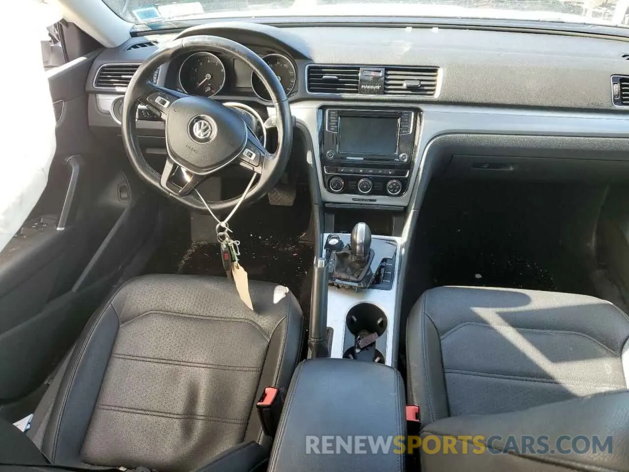 8 Photograph of a damaged car 1VWLA7A33KC001587 VOLKSWAGEN PASSAT 2019