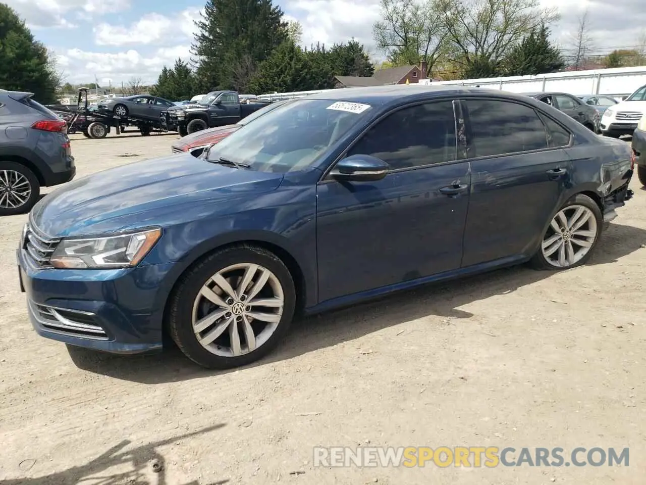 1 Photograph of a damaged car 1VWLA7A34KC012047 VOLKSWAGEN PASSAT 2019