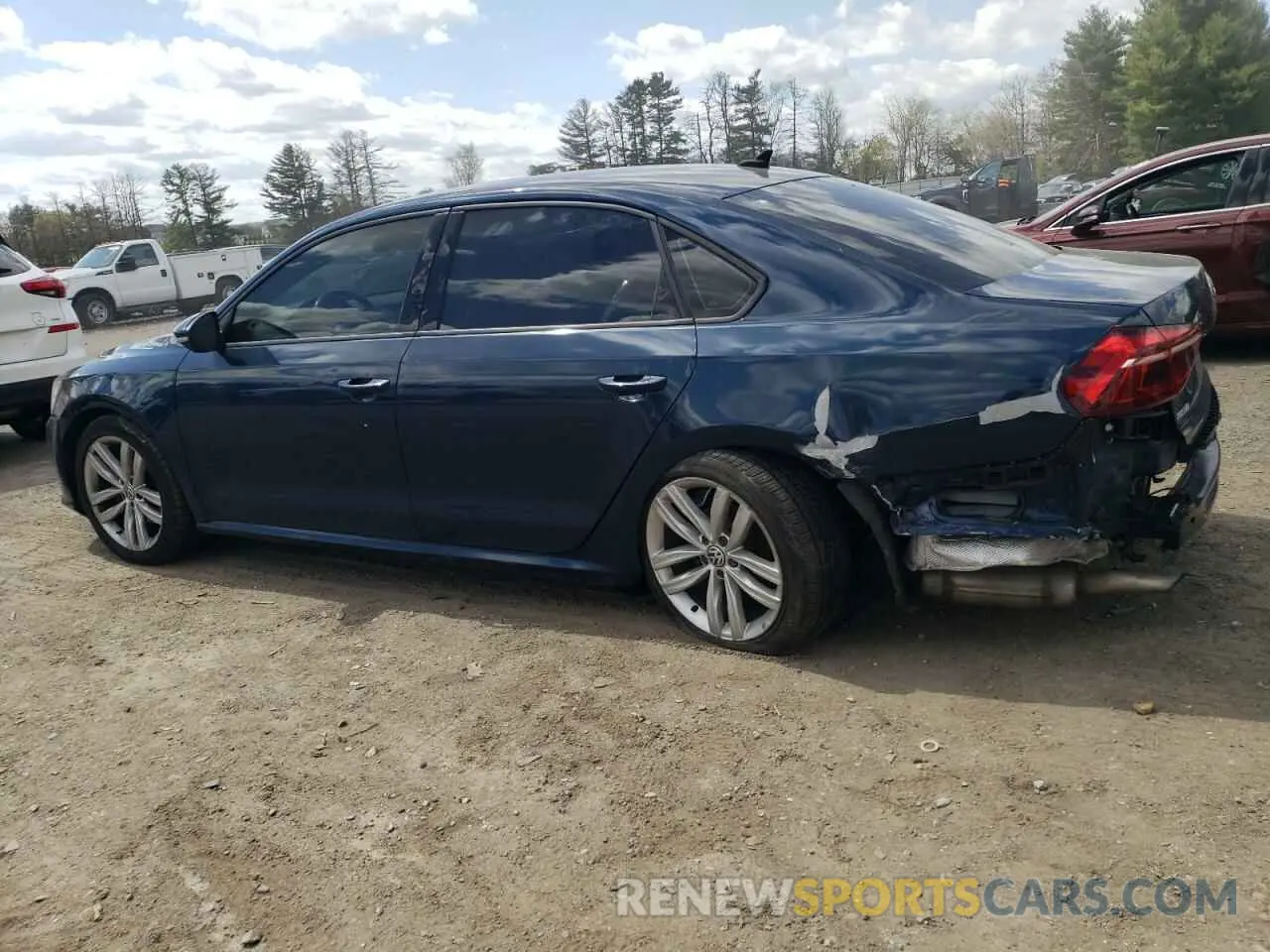 2 Photograph of a damaged car 1VWLA7A34KC012047 VOLKSWAGEN PASSAT 2019