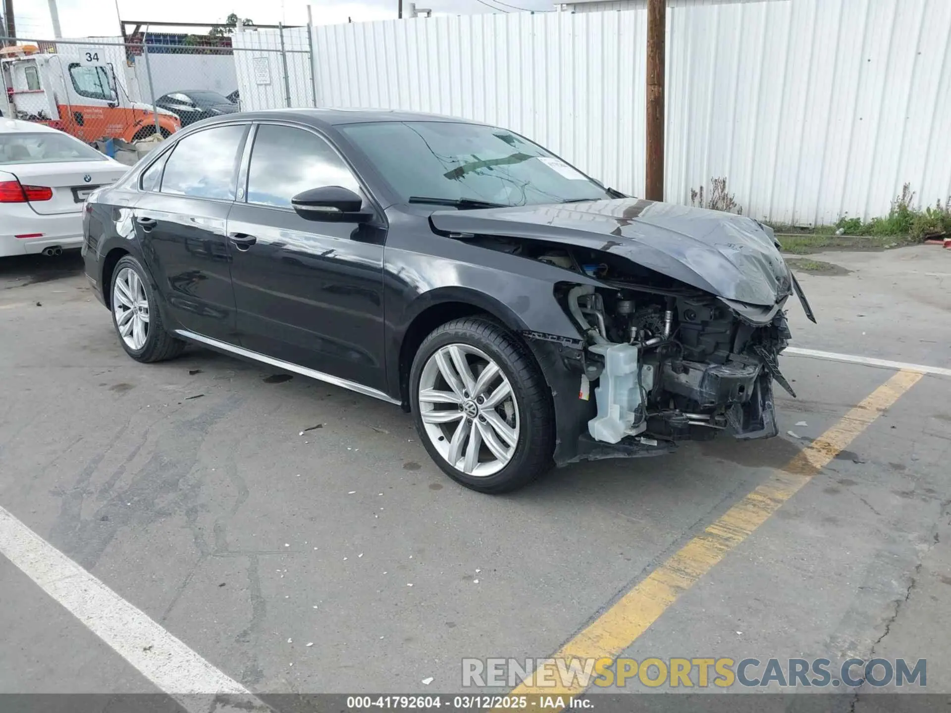 1 Photograph of a damaged car 1VWLA7A34KC012887 VOLKSWAGEN PASSAT 2019