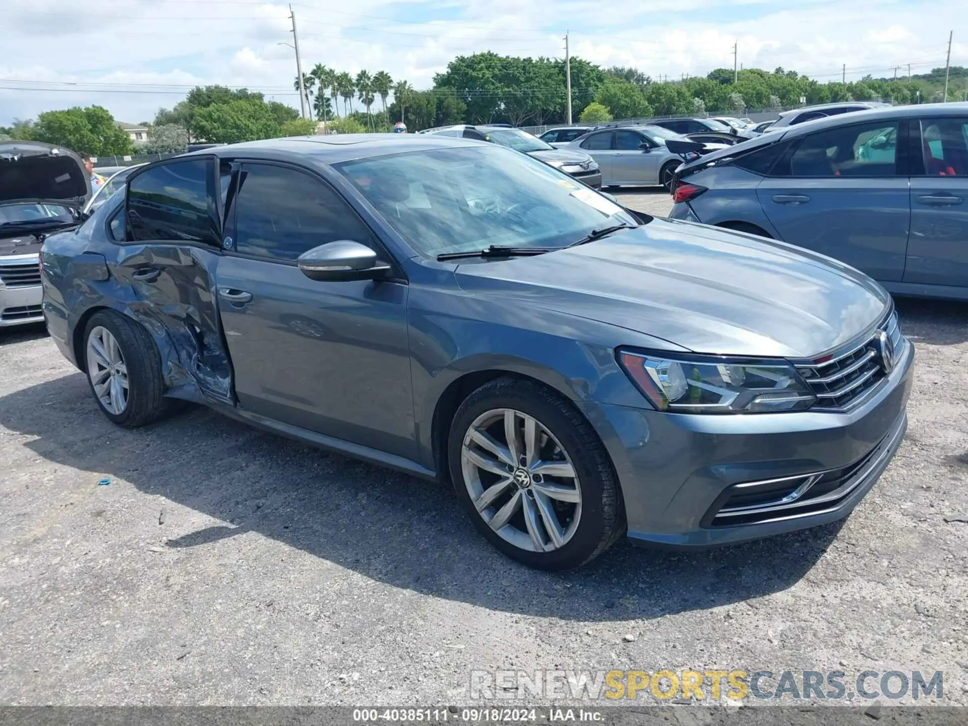 1 Photograph of a damaged car 1VWLA7A35KC011084 VOLKSWAGEN PASSAT 2019