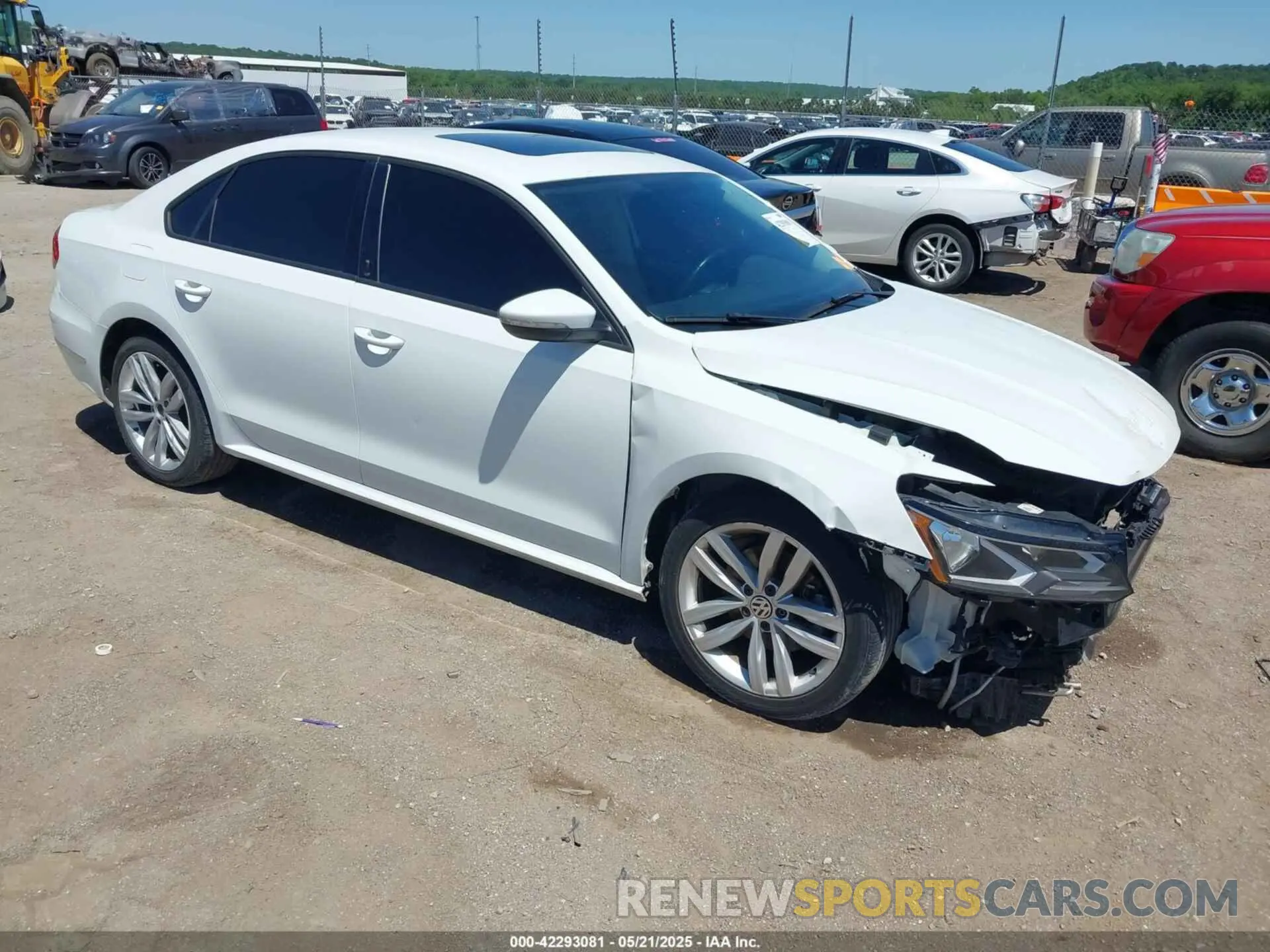1 Photograph of a damaged car 1VWLA7A36KC008789 VOLKSWAGEN PASSAT 2019