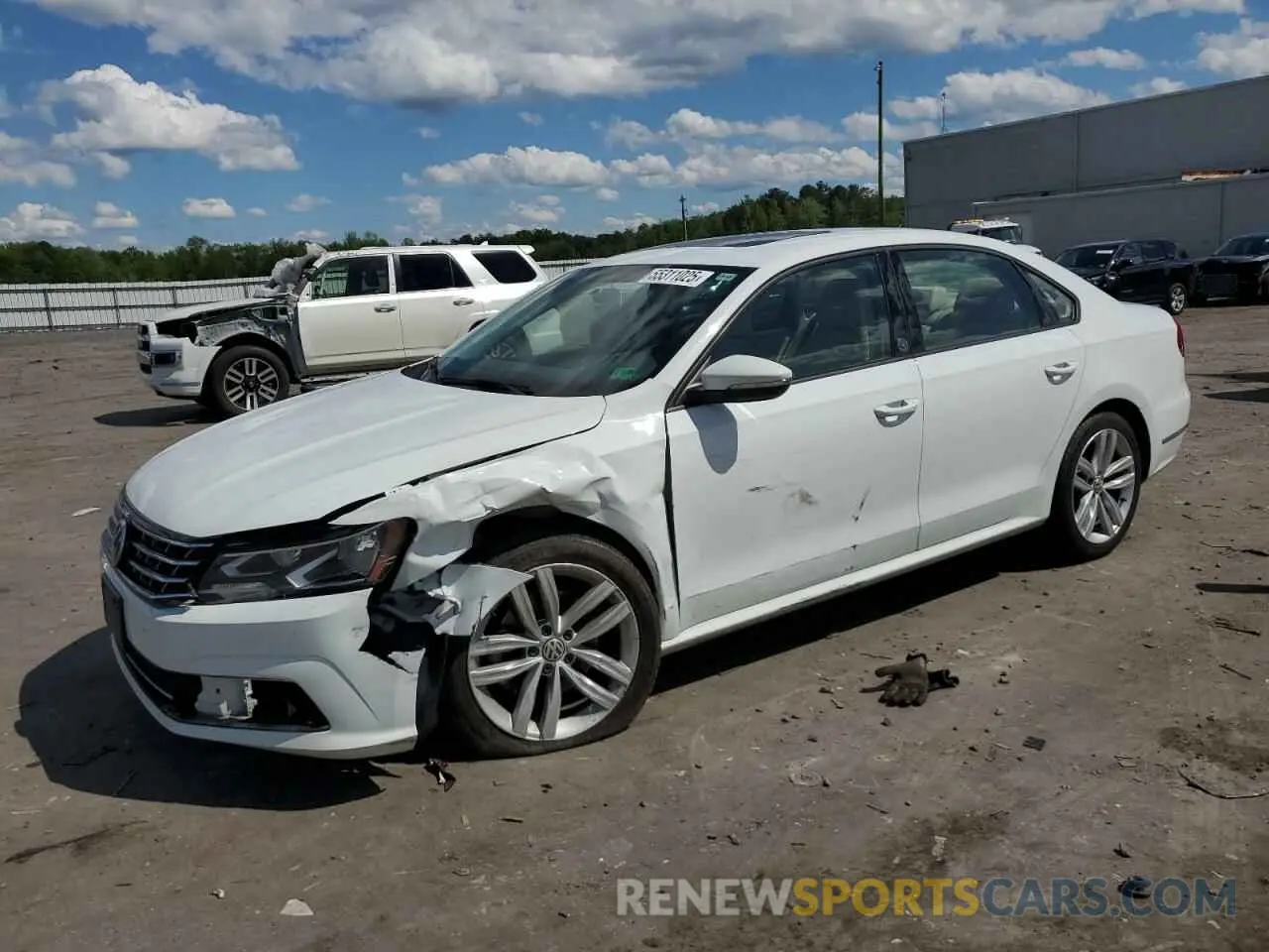 1 Photograph of a damaged car 1VWLA7A36KC009439 VOLKSWAGEN PASSAT 2019