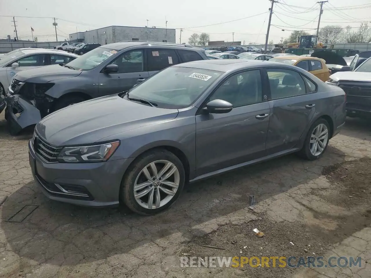 1 Photograph of a damaged car 1VWLA7A37KC001513 VOLKSWAGEN PASSAT 2019